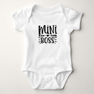 Mini Boss Unisex Baby Bodysuit