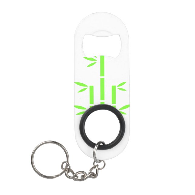 Mini Bottle Opener With Keychain (Front)