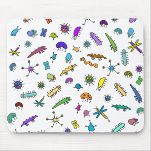 Mini Bugs and Mini Beasts Mouse Pad