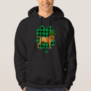 Mini Bull Terrier Leprechaun St Patricks Day Lucky Hoodie