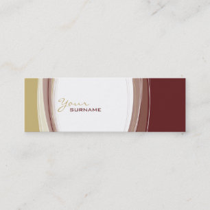 MINI BUSINESS CARD :: curves 10