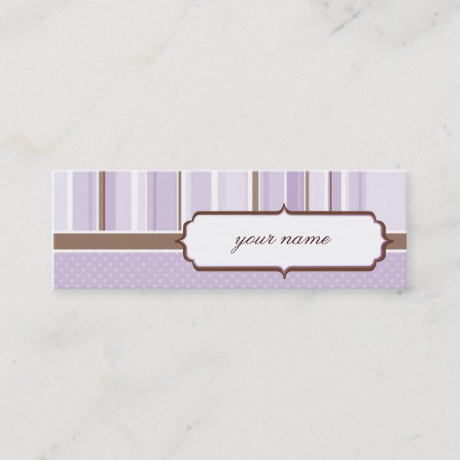 MINI BUSINESS CARD :: vintage 1 (Front)