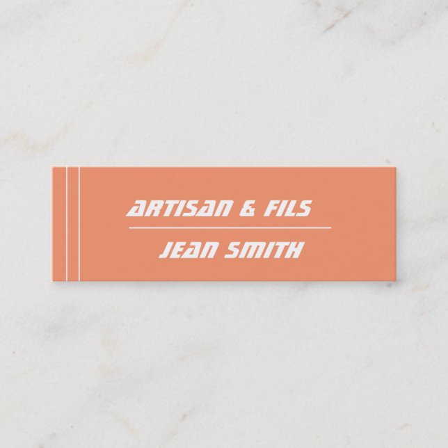 mini calling card (Front)