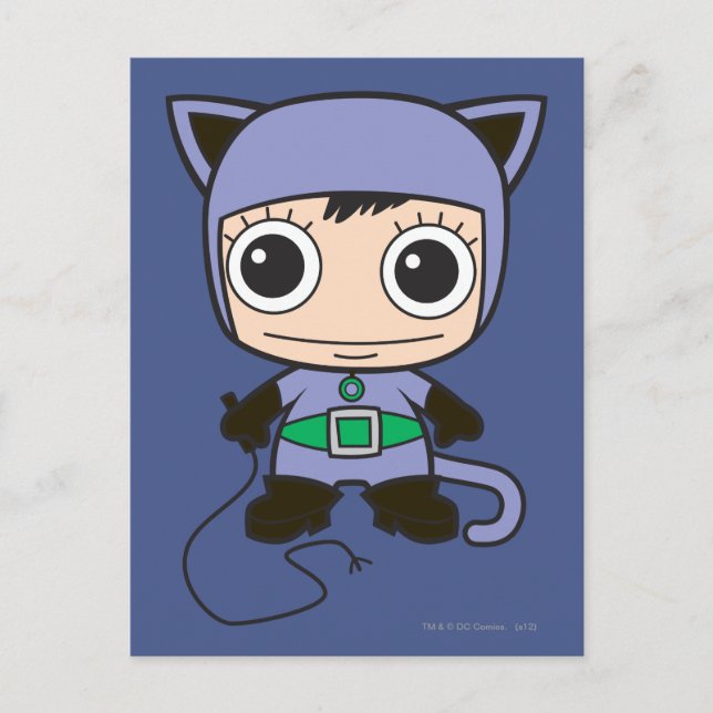 Mini Cat Woman Postcard (Front)