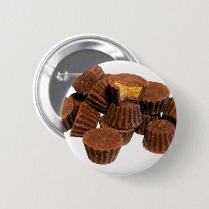 Mini Chocolate and Peanut Treats 6 Cm Round Badge