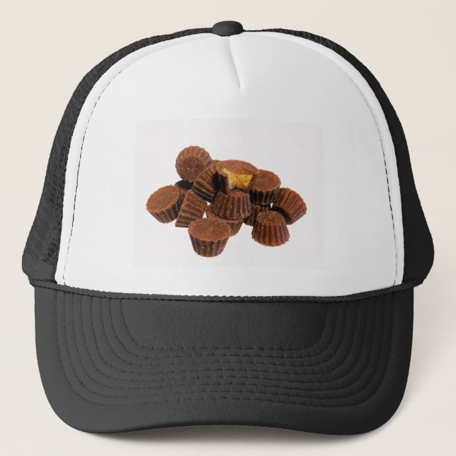 Mini Chocolate and Peanut Treats Trucker Hat (Front)