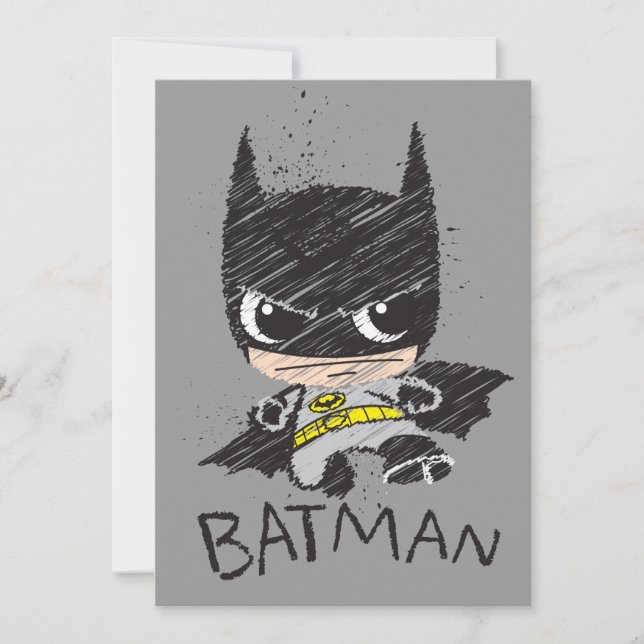 Mini Classic Batman Sketch (Front)