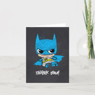 Mini Classic Batman Sketch Birthday - Thank You