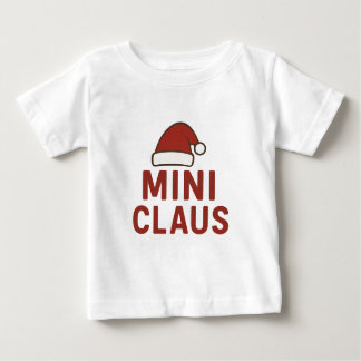 Mini Claus – Cute Christmas Design Baby T-Shirt