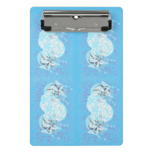Mini Clipboard Abstract Art Wind