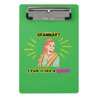 Mini Clipboard: Grammar Queen Clipboard