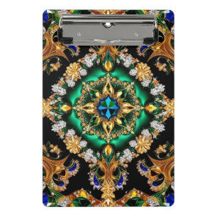 Mini clipboard with Brazilian Colours