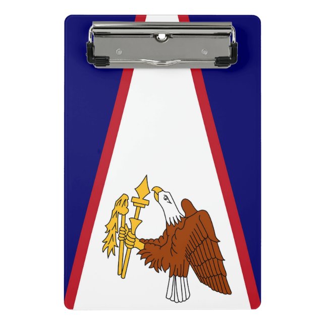Mini clipboard with flag of American Samoa, USA (Front)