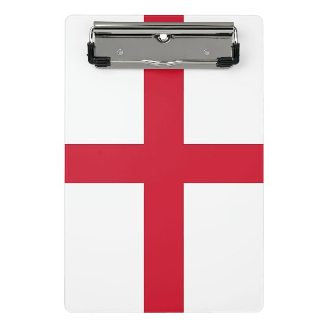 Mini clipboard with flag of England, UK (Front)