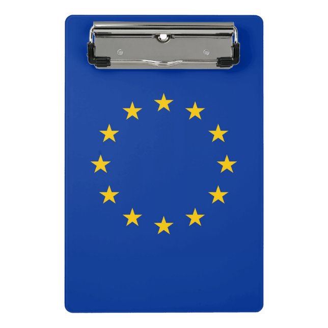 Mini clipboard with flag of European Union (Front)