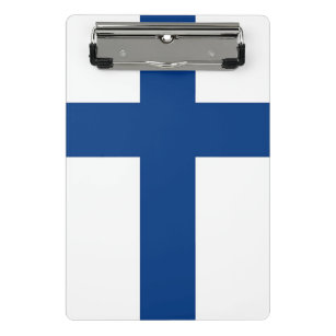 Mini clipboard with flag of Finland