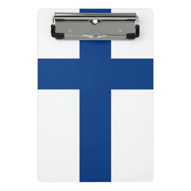 Mini clipboard with flag of Finland (Front)