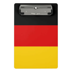 Mini clipboard with flag of Germany