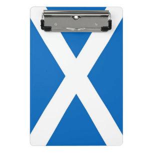 Mini clipboard with flag of Scotland, UK
