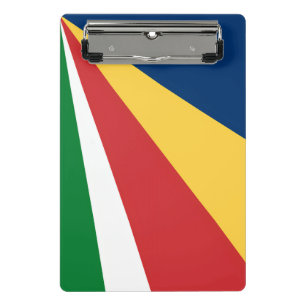 Mini clipboard with Seychelles Colours