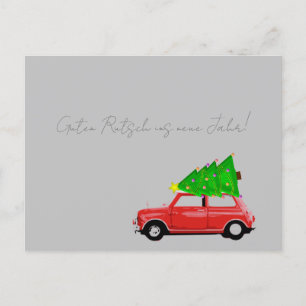 MINI COOPER HOLIDAY POSTCARD