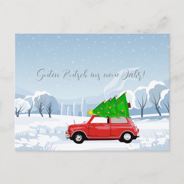 MINI COOPER HOLIDAY POSTCARD (Front)
