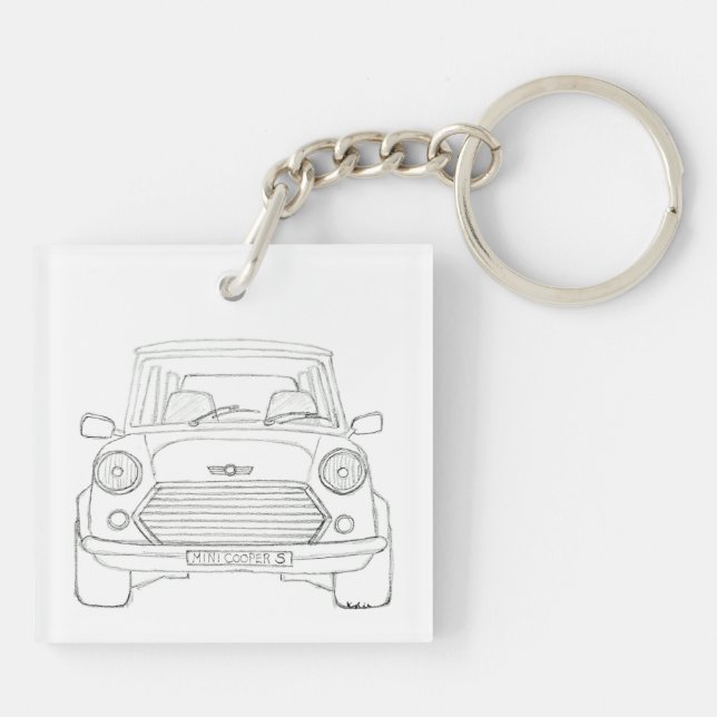Mini Cooper Key Ring (Back)