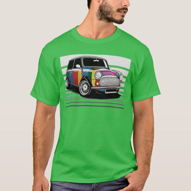 MINI Cooper Pride Version 2 funny T-Shirt (Front)