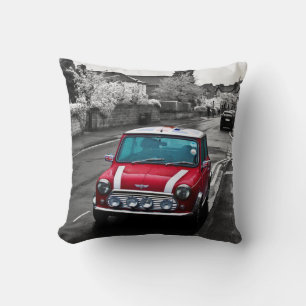 Mini Cooper Vintag Kissen Cushion