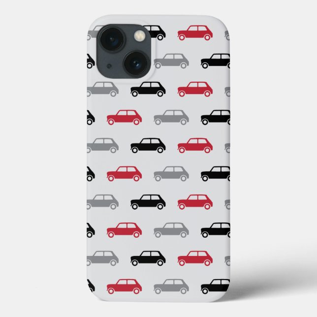 Mini Coopers on the Go - Red & Black Case-Mate iPhone Case (Back)