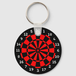 Mini Dartboard Key Ring