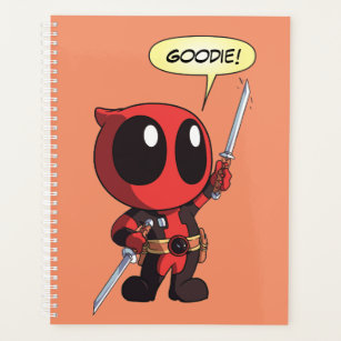Mini Deadpool With Two Swords Planner