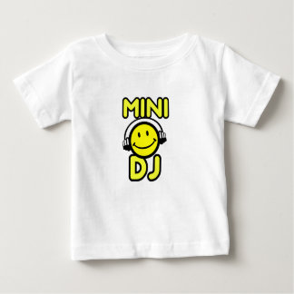 Mini DJ deejay smiley baby kids t-shirt