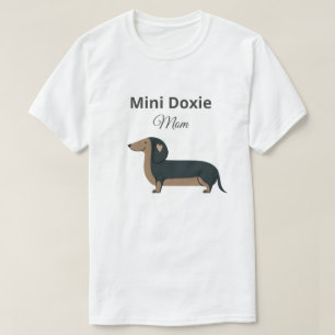 Mini Doxie Mum Shirt Miniature Wiener Gift