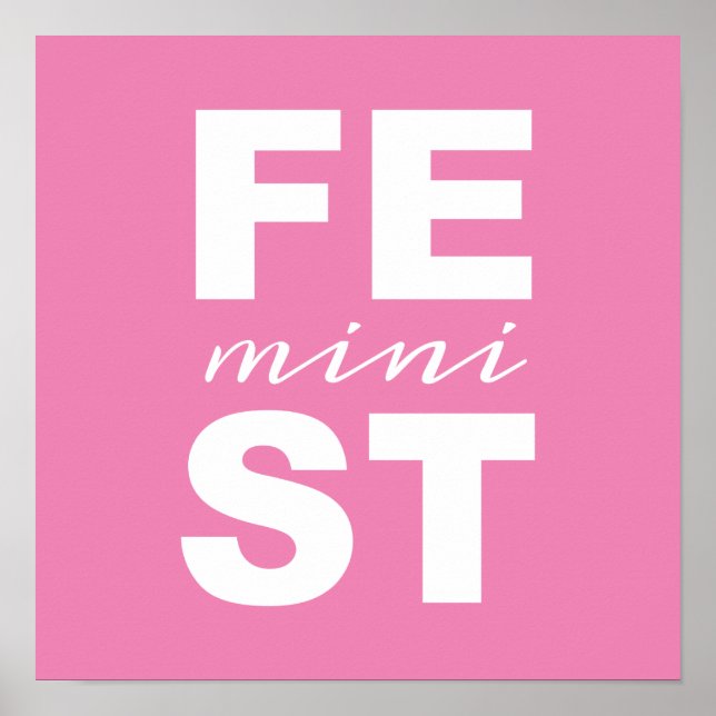 mini feminist poster (Front)