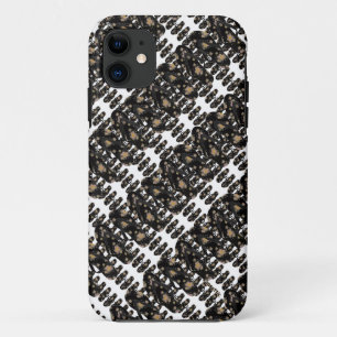 Mini Flip Flop Sandals Pattern (black) Case-Mate iPhone Case