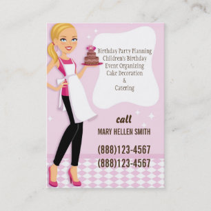 Mini Flyer Card for Party Planner Event Organiser