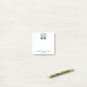 Mini Golden Dog Sunrise Waves Post-it Notes