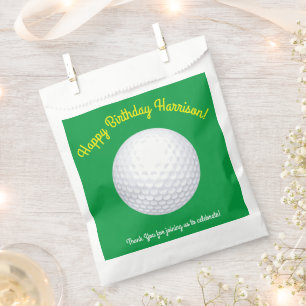 Mini Golf Balls Birthday Party Kids Sports Favour Bags