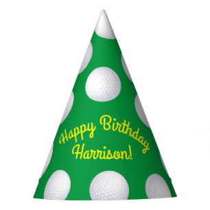 Mini Golf Balls Birthday Party Kids Sports Hat