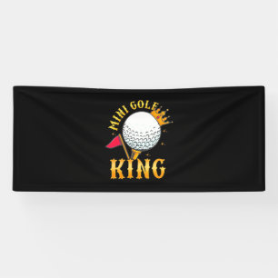 Mini Golf King Banner
