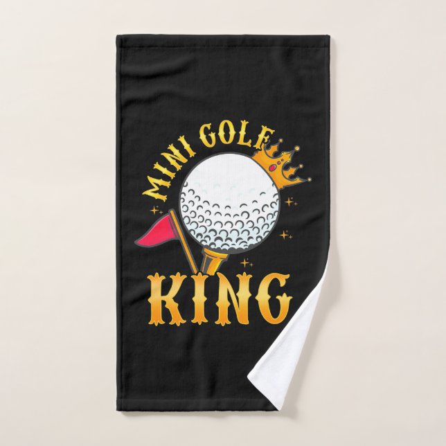 Mini Golf King Hand Towel (Hand Towel)