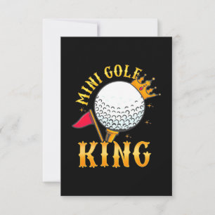 Mini Golf King RSVP Card