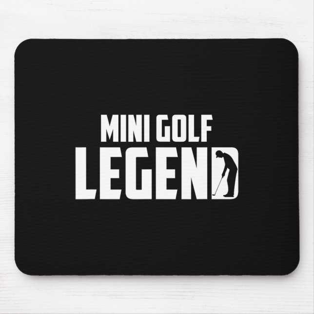 Mini Golf Legend - Mini Golfer  Mouse Pad (Front)