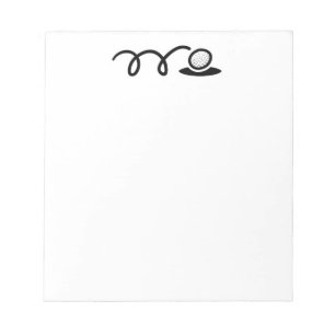 Mini golf notepad