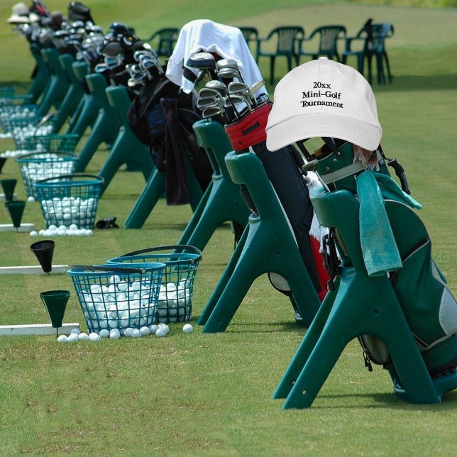 Mini Golf Tournament Corporate Party Embroidered Hat (Creator Uploaded)