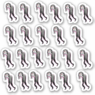 Mini Goths Custom-Cut Vinyl Stickers