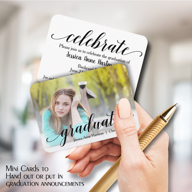 MINI Graduate Photo Invitation Cards (Creator Uploaded)