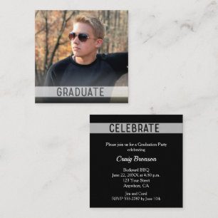 MINI Graduate Photo Invitation Cards