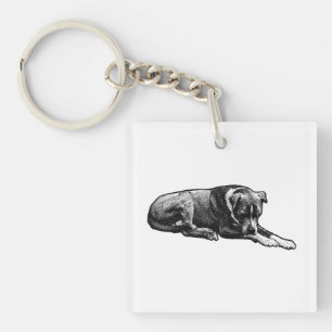 Mini Grain Dog Keychain